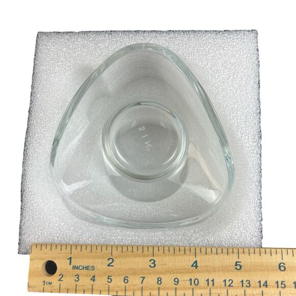 SIN Urch Glass Decorative Set of 3 Bowls Clear Dishwasher Safe Snacks Candy Dish - Picture 11 of 13